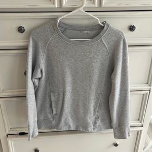 Lululemon size 6 grey sweatshirt with pockets